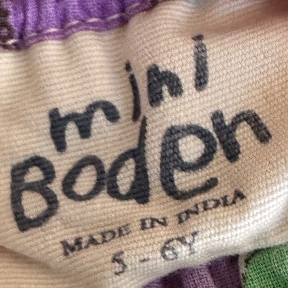 Mini Boden Floral Smocked Sleeveless Dress - Picture 7 of 7